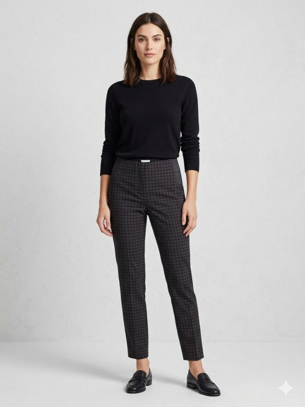 reitmans plaid ankle pants size 5